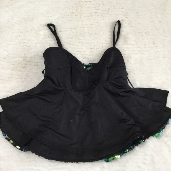 Guess peplum sequin shirt size XXS NWT $69 - Picture 9 of 9